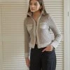 [LO AXUAL] SS 22 HOURGLASS KNIT JACKET