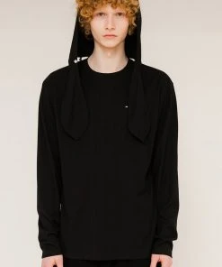 Best Sellers [ANOTHER YOUTH] SS 22 Scarf Hood T - Black