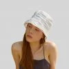 [BUTTERFLIES IN STUMMY] Seasonless Wave Bucket Hat (white)