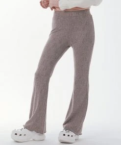 Best Sellers [SETUP EXE] SS 22 Argyle Knit Boots Cut Banding Pants [Mocha]