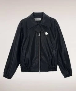 [SPARKLING PIECE] SS 22 FAUX LEATHER JACKET Best Sellers