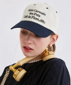 Best Sellers [ANEDIT] Seasonless FLORE BALL CAP_Navy