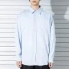 Best Sellers [MASSNOUN] SS 22 SILKY INCISON PLEATS SHIRTS MSTST002-SK