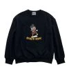 SK8ERROCK Best Sellers [SK8ER ROCK] FW 21 SKELETON MOUSE SWEAT SHIRT BLACK