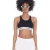 [13MONTH] SS 22 BANDING LOGO BRA TOP (BLACK)