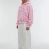 Best Sellers [GIMMETHEYOUNG] FW 21 SHRRING SWEAT HOODY_21FW(L) / PINK
