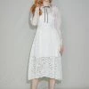 [SORRY TOO MUCH LOVE] Summer 22 Pintuck Lace Oganza Dress_White Best Sellers