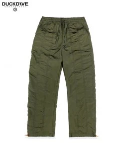 Best Sellers [DUCKDIVE] Summer 22 Accentuated Sim Puckering Pants Khaki