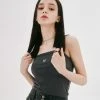 Best Sellers [NASTY FANCY CLUB] SS 22 CUTIE-PIE SLEEVLESS (CHARCOAL)_F22QB419