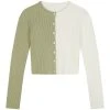 Best Sellers [HIGH SCHOOL DISCO] SS 22 Half And Half Knit Cardigan