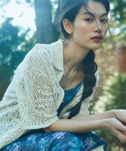 [HOKUS POKUS] Summer 22 Crochet Shirtket / Ivory Best Sellers