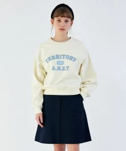 [ANEDIT] Summer 22 Semi Crop Raglan Sweatshirt_CR Best Sellers