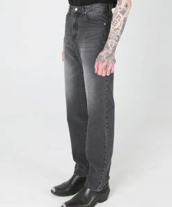 [SSERPE] SS 22 Sserpe X Dilettantisme - Grey Washing Semi Baggy Denim Pants