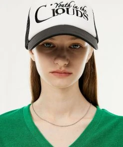 [ANOTHER YOUTH] Seasonless Leather Brim Mesh Cap - Black