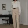 [STEP AROUND] SS 22 Biocotton Wide Slacks_BEIGE
