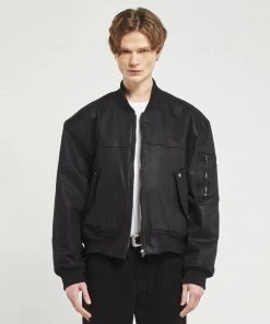 Best Sellers [DWSCOMPANY] SS 22 Oversized Denim MA-1 Jacket