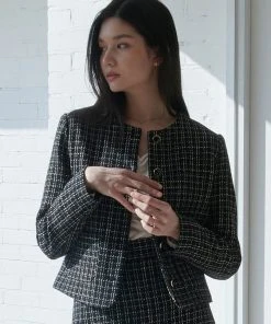 [JOORTI] SS 22 J934 Round Jacket (black)