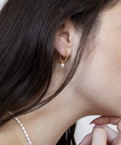 [LOMBRILLANT] Seasonless Petite Petre Pearl Earring