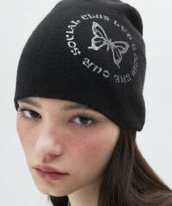[LUV IS TRUE] Seasonless GLITTER BEANIE(BLACK) Best Sellers