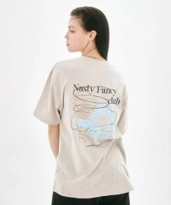 [NASTY FANCY CLUB] Summer 22 BEES BUZZ TEE (BEIGE)_F22QB442