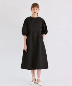 Best Sellers [ANEDIT] Summer 22 Puff Dress_BK