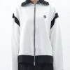 [BASICCOTTON] SS 22 Varsity Zip-up Jacket - WHITE