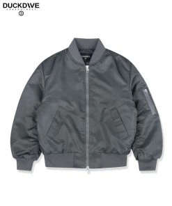 [DUCKDIVE] Seasonless RGL 2way MA-1 Flight Jacket GUN METAL Best Sellers