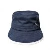 Best Sellers [SLEEPY SLIP] Seasonless PIGMENT TRIM NAVY BUCKET HAT