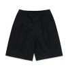 [DUCKDIVE] Summer 22 Double Chin Wide Bermuda Pants Black