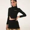 [UGLY SHADOW] Winter 21 DIAMOND CROP TOP(BLACK) Best Sellers