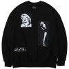 [AJO BY AJO] SS 22 MM Nylon Patched Sweatshirt [BLACK]