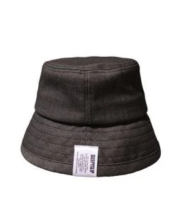 Best Sellers [SLEEPY SLIP] Seasonless SL HERRINGBONE BLACK BUCKET HAT