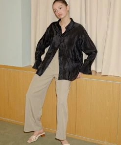 Best Sellers [ONNE] SS 22 Cali Pintucked Wide Pants - Beige