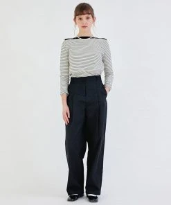 [ANEDIT] Summer 22 Two Tuck Daily Pants_BK Best Sellers