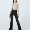 [UGLY SHADOW] SS 22 SHIRRING PANTS(BLACK) Best Sellers