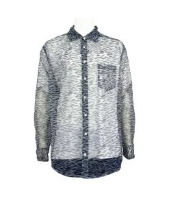 [CODE SHION] SS 22 See-through Signature Shirts