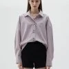 Best Sellers [LARTIGENT] SS 22 BUTTON SHIRT(VIOLET)