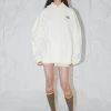 Best Sellers [SAYSRA] SS 22 ROUND OVERSIZED HOODIE [CREAM]