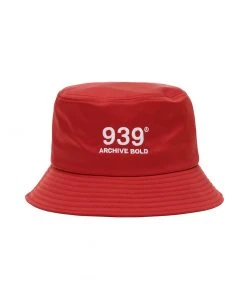Best Sellers [ARCHIVEBOLD] Seasonless 939 LOGO BUCKET HAT (RED)