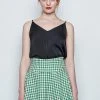 [MAKEATOAST] SS 22 SILK SLEEVELESS BLOUSE BLACK Best Sellers