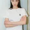 [ROCCI ROCCI] Summer 22 Cutting Embroidery Regular T-shirt (WHITE)