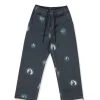 Best Sellers [DUCKDIVE] SS 22 DUX Pattern Cotton Pants NAVY