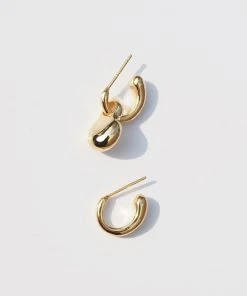[INODORE] Seasonless Droplet 2way Earrings 1