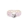 [SWINGSET] Seasonless Layered Heart Beads Ring (Baby Pink) Best Sellers