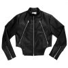 [SINUSOIDAL] Seasonless SINUSOIDAL PELVIC JACKET (BLACK)
