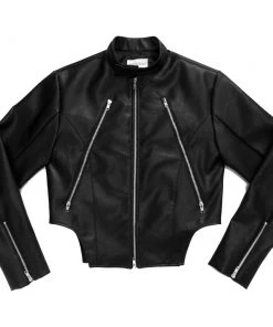 [SINUSOIDAL] Seasonless SINUSOIDAL PELVIC JACKET (BLACK)