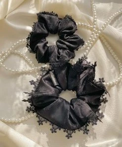 [ETREROSE] Seasonless Rose Broderie Lace Scrunchie (SET) Best Sellers