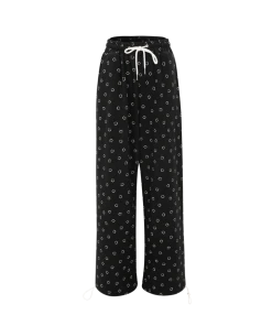 [MINJIENA] Winter 21smile Black Winter Pants Best Sellers