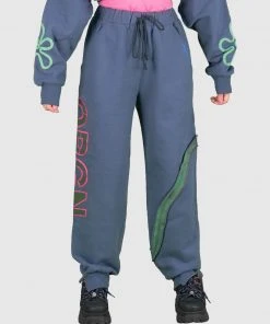 [ORGANICKIT] SS 22 ORGN Sweat Jogger Pants Purple Gray