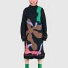 Best Sellers [ORGANICKIT] SS 22 The Colour Blocks Black Knit Dress